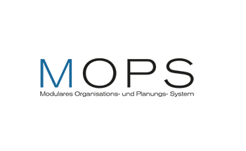 Logo M O P S als Wortmarke